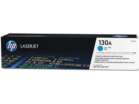 [75089] TONER HP 130A - CF351A - CYAN - 1,000 PAGINAS - PARA IMPRESORA COLOR LASERJET - M176N, M177FW