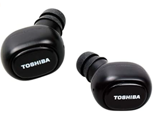 [90526] AUDIFONO CON MICROFONO TOSHIBA, BLUETOOTH, BATERIA 2,5 HRS DE REPRODUCCION, NEGRO, ESTUCHE PARA CARGAR PORTATIL (RZE-BT900E)