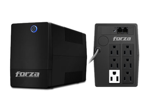 [81361] UPS FORZA NT-1011D, 1000VA / 500 WATSS  6 TOMAS DE CORRIENTE. COMPATIBLES CON PLANTA E INVERSOR, REGULADOR DE VOLTAGE.