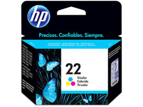 [62272] CARTUCHO HP 22 -C9352A - TRICOLOR - 5ML - PARA IMPRESORA 1360 / 1460 / 1560 / 2360 / D2460 / F380 / F4180