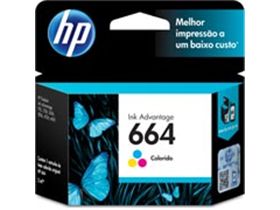 [77230] CARTUCHO HP 664 - F6V28AL - TRICOLOR - 2ML -  PARA IMPRESORA INK ADVANTAGE 2135 / 2675 / 3635 / 4535 / 3835 / 1115 / 3775 / 3785 / 5075