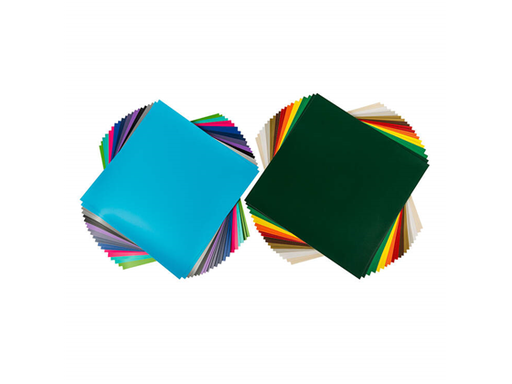 [93434] PAQUETE DE HOJAS CRICUT DE VINIL PREMIUM , REMOVIBLE 12X12", (40HOJAS) ) APLICA DISEÑOS A CASI CUALQUIER SUPERFICIE. PARA UNA MÁXIMA FLEXIBILIDAD, EL VINILO PREMIUM REMOVIBLE PERMANECE REMOVIBLE POR HASTA DOS AÑOS SIN DEJAR RESIDUOS. COLORES VIBRANTES . (2005163).