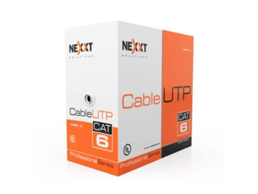 [93131] ROLLO DE CABLE UTP NEXXT, CAT6 CM, 1000 PIES, ROJO.