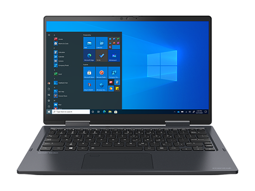 [93178] LAPTOP DYNABOOK (ANTERIOR TOSHIBA) PORTÉGÉ X30W-J 2 EN 1, 13.3” FHD TOUCH, INTEL I5-1145G7 2.6 GHZ, QUAD CORE, 16GB DDR4, 512GB SSD NVME, 2 X USB 4.0 TYPE C (THUNDERBOLT 4), 1 X USB 3.2, 1 X HDMI, BACKLIT KEYBOARD, CARD READER, FINGER PRINT, WIFI 6, BT 5.1, (NO LAN PORT), WINDOWS 10 PRO ENGLISH, MYSTIC BLUE METALLIC. (PDA13U-00P004T2)