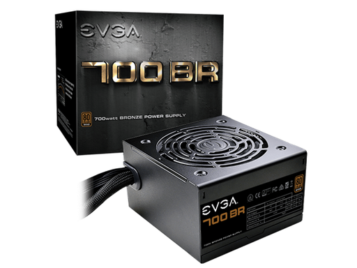 [91076] POWER SUPPLY EVGA 700 BR, 80+ BRONZE 700W, 100-BR-0700-K1