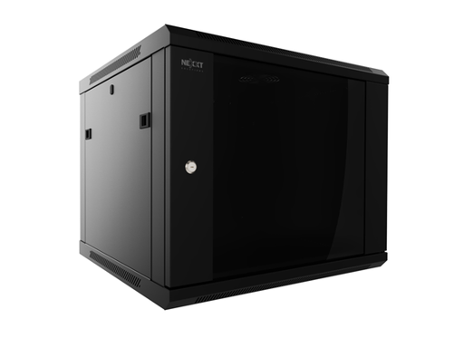 [92038] GABINETE DE PARED NEXXT 15U ENSAMBLADO, 600X600MM, 2 RANURAS PARA ABANICOS, (NPC-P15U65B)