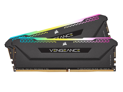 [91787] MEMORIA 16GB (2X8GB) CORSAIR P/DESKTOP, DDR4, 3600MHZ, PC4-28800, NO-ECC. VENGENCE RGB PRO SL BLACK, 1.35V PARA AMD/INTEL