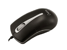 [61599] MOUSE OPTICO OMEGA 3D BLACK & SILVER, PS2