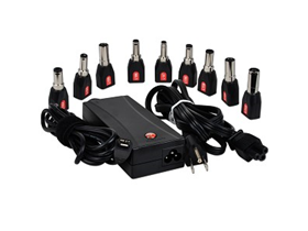 [64927] CARGADOR FUENTE PARA LAPTOP UNIVERSAL TARGUS 90W AC110 - 240V (APA63US-R)