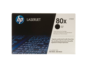 [76152] TONER HP 80X - CF280X - NEGRO - ALTO RENDIMIENTO - 6,900 PAGINAS - PARA IMPRESORA LASERJET PRO 400 M401, 400 M425