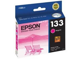 [67578] CARTUCHO EPSON 133 MAGENTA, COMPATIBLE CON IMPRESORAS STYLUS TX130, TX133, TX135 (T133320-AL)  TRAMO 3 JAULA