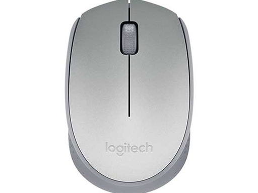 [85085] MOUSE LOGITECH M170 INALAMBRICO OPTICO, RECEPTOR USB, PLATEADO.