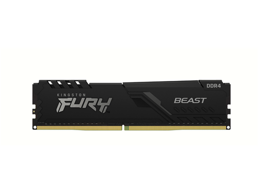 [91272] MEMORIA 16GB (1X16GB) KINGSTON, P/DESKTOP, DDR4, 2666MHZ, PC4-21300, NO-ECC, CL16, HYPERX FURY BEAST.
