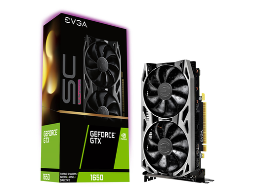 [87740] TARJETA DE VIDEO EVGA GEFORCE GTX 1650 SC ULTRA GAMING, 4GB GDDR5, DUAL FAN