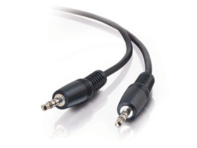[77646] CABLE AUXILIAR AGILER, 3 PIES, NEGRO.