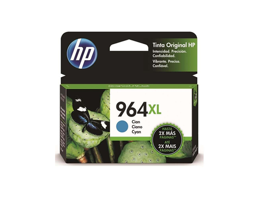 [87699] CARTUCHO HP 964XL - 3JA54A - CYAN - ALTO RENDIMIENTO - PARA IMPRESORA OFFICEJET PRO 9020 / 9010
