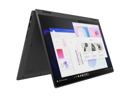 [91202] LAPTOP LENOVO IDEAPAD FLEX 5, 2 EN 1, 14” FHD IPS TOUCH, AMD RYZEN 7 4700U 2.0 GHZ, 8GB DDR4, 512GB SSD PCIE 4.0, 2 X USB 3.1/3.2, 1 X USB 3.1, 1 X HDMI, CARD READER, WIFI AC, BT 5.0  BACKLIT KEYBOARD, WINDOWS 10 HOME, GRAPHITE GREY. (81X20002US)