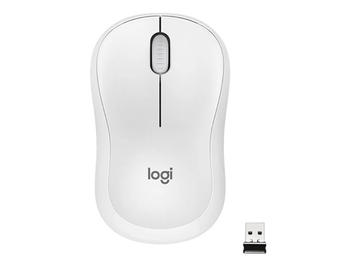 [91342] MOUSE LOGITECH M220 INALAMBRICO SILENCIOSO, BLANCO, USB NANO RECEIVER, RANGO HASTA 10 METROS.