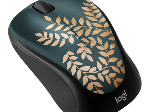 [90944] MOUSE LOGITECH M317 INALAMBRICO OPTICO M317C COLLECTION - GOLDEN GARDEN. USB NANO RECEIVER - LA BATERÍA PUEDE DURAR HASTA UN AÑO SIN CAMBIARLA. CONECTOR INTELIGENTE QUE ACEPTA UN TECLADO QUE SOPORTE LA TECNOLOGÍA UNIFYING  (910-006115)