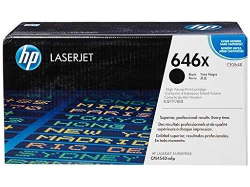 [86675] TONER HP 646X - CE264X - NEGRO - ALTO RENDIMIENTO - 17,000 PAGINAS - PARA IMPRESORA LASERJET COLOR ENTERPRISE - CP4025DN, CP4025N, CP4525DN, CP4525N, CP4525XH - (NO SE PUEDE VENDER SIN AUTORIZACION PREVIA DE HP)
