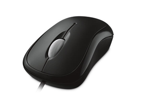 [78536] MOUSE MICROSOFT BASIC OPTICAL FOR BUSINESS, USB PORT, PS2-BLACK