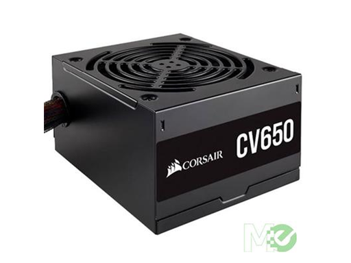 [90506] POWER SUPPLY CORSAIR 650 WATTS, 80 PLUS BRONZE (CV650), CONECTORES PCI-E X2, SATA X5, PATA X4, COLOR NEGRO, (CP-9020236-NA)