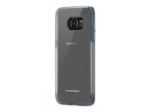 [83361] COVER PUREGEAR PARA SAMSUNG GALAXY S7 EDGE, TRANSPARENTE, AZUL.