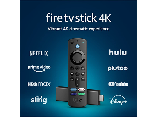 [93855] AMAZON FIRE TV STICK 4K UHD, STREAMING/ALEXA/DOLBY VISION, PARA CONVERTIR TV NORMAL EN SMART TV, PUERTO HDMI, CONTROL REMOTO, 8GB, WIFI 5. (840080588964)