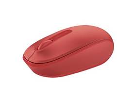[74813] MOUSE MICROSOFT WIRELESS MOBILE 1850 FLAME RED (ROJO).
