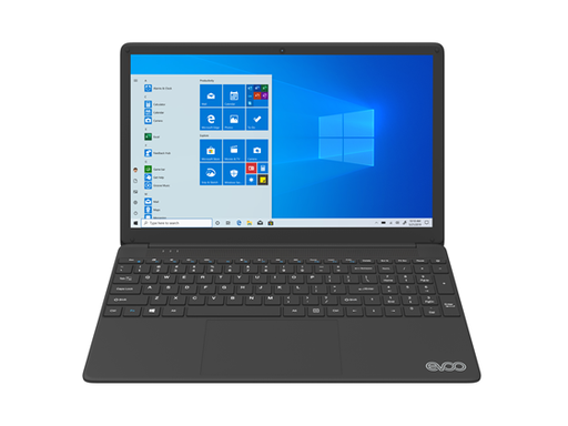 [90930] LAPTOP EVOO ULTRA THIN 15.6” FHD, INTEL I7-6660U 2.4GHZ, 8GB DDR4 RAM, 256GB SSD, TECLADO INGLES, CAMERA, HDMI X1, 2 X USB 3.0, NO TIENE PUERTO DE RED, WIFI, BT, MICRO SD READER, WINDOWS 10 HOME IN S MODE (EVC156-1BK)