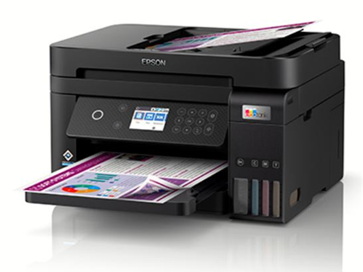 [91955] IMPRESORA EPSON ECOTANK L6270(CMYK), RESOLUCION DE IMPRESION HASTA 4800 X 1200 DP, VELOCIDAD DE IMPRESION MAXIMA: NEGRO 33 PPM Y COLOR 20 PPM, VELOCIDAD DE IMPRESION NORMAL: NEGRO 15 ISO PPM Y COLOR 8 ISO PPM, TAMANO DE LA GOTA: 3 PICOLITRO