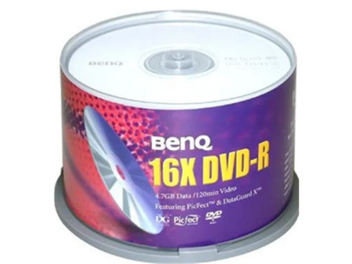 [63355] DVD-R BENQ 4.7GB 16X (50PK) LOGO