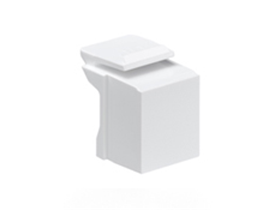[76629] BLANK INSERT FOR FACE PLATE LEVITON - BLANCO (10 UNID).  CUBRE FALTA.