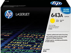 [64083] TONER HP 643A - Q5952A - AMARILLO - 10,000 PAGINAS - PARA IMPRESORA LASERJET 4700 / 4700DN / 4700DTN