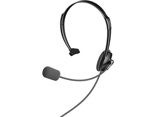 [90683] AUDIFONO CON MICROFONO SLIDE, LONGITUD DEL CABLE 6 PIES CON ENTRADA 3.5, AUXILIAR PARA ADAPTADOR USB, CONTROL DE VOLUMEN, AJUSTABLE. (SCH-105BK)