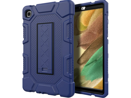 [93163] COVER AZZSY PARA SAMSUNG GALAXY TAB A7 LITE 8.7" 2021, A PRUEBA DE CHOQUES, AZUL MARINO/NEGRO