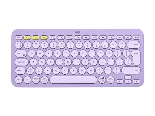 [93010] TECLADO LOGITECH MULTI-DISPOSITIVO K380 SPA COLOR LAVENDER (MORADO), BLUETOOTH CLASSIC 3.0, RADIO DE ACCION INALAMBRICO 33 PIES, COMPATIBLE CON MICROSOFT WINDOWS Y MAC OS.