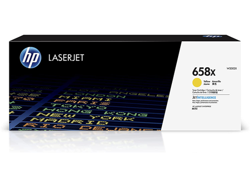 [92524] TONER HP 658X - W2002X - YELLOW - 28,000 PAGINAS - PARA IMPRESORA COLOR LASERJET - M751N - M751DN