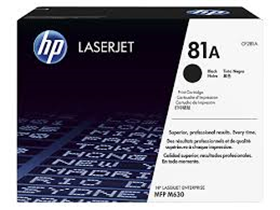 [76266] TONER HP 81A - CF281A - NEGRO - 10,500 PAGINAS - PARA IMPRESORA LASERJET ENTERPRISE M630F - M630Z - M604DN - M605DN - M605N - M605X - M606DN