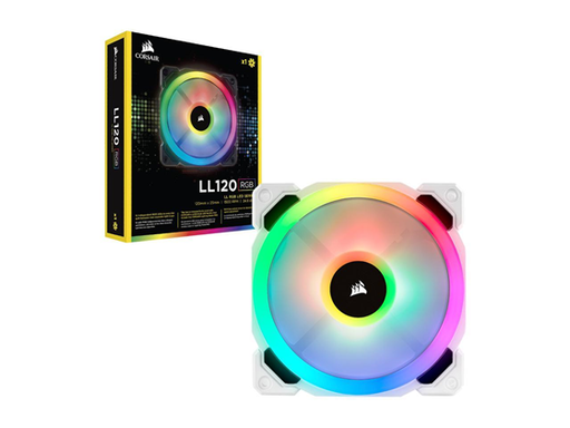 [93614] ABANICO CORSAIR LL120 RGB MAGNETICO PARA CASE 120MM, BLANCO (CO-9050091-WW.