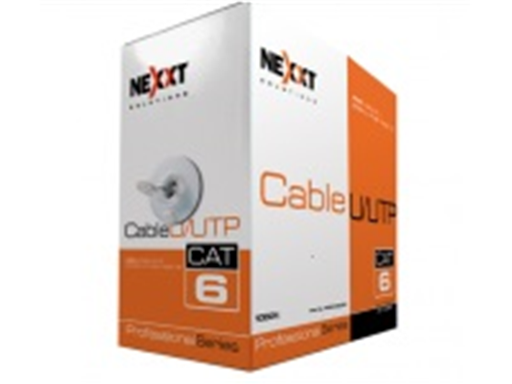 [87630] ROLLO DE CABLE UTP NEXXT, CAT6 CM, 1000 PIES, GRIS.(PCGUCC6CMCHLA-GR)