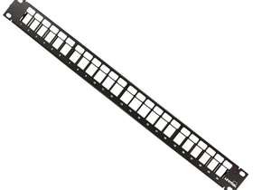 [76597] PATCH PANEL DE 24 PUERTOS, MODULAR, LEVITON. INCLUYE BARRA DE MANEJO DE CABLES. NO INCLUYE CONECTORES