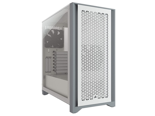 [89425] CASE CORSAIR 4000D AIRFLOW, MID TOWER, WHITE, 7 EXPANSION SLOT, 3X 2.5", 2X 3.5", TAPA DE CRISTAL TEMPLADO, SOPORTA 3 ABANICOS 120MM FRONTAL (CC-9011201-WW)