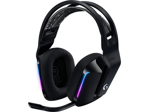 [89848] AUDIFONO CON MICROFONO LOGITECH G733 LIGHTSPEED WIRELESS RGB GAMING HEADSET, COLOR NEGRO, RESPUESTA DE FRECUENCIA: 100 HZ - 10 KHZ, DURACION HASTA 20 HORAS CON ILUMINACION PREDETERMINADA, PESO 278 G.