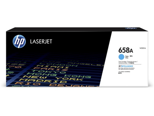 [91597] TONER HP 658A - W2001A - CYAN - 6,000 PAGINAS - PARA IMPRESORA COLOR LASERJET - M751N - M751DN