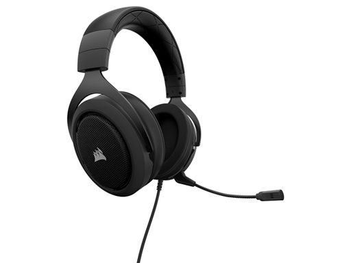 [88180] AUDIFONO CON MICROFONO CORSAIR HS60, GAMING PREMIUM, SORROUND (MEDIANTE ADAPTADOR USB), MICROFONO DESMONTABLE, (1) CONECTOR 3.5" (INCLUYE ADAPTADOR USB), BANDA AJUSTABLE, CONTROL DE VOLUMEN Y MIC, ALMOHADILLAS ACOLCHADAS PARA LARGAS HORAS DE JUEGO, COMPATIBLE CON XBOX ONE, PS4, NINTENDO SWITCH Y PC, COLOR CARBON, (CA-9011173-NA)