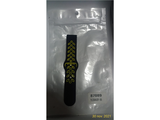 [87089] PULSERA DEPORTIVA PARA AMAZFIT BIP, NEGRO/AMARILLO (PULSERAMAZBIP-N/A)
