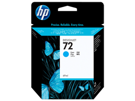 [64969] CARTUCHO HP 72 - C9398A - CYAN - 69ML - PARA IMPRESORA DESIGNJET T610 / T1100