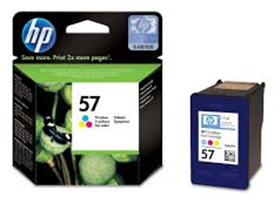 [60843] CARTUCHO HP 57 - C6657A - TRICOLOR - 3ML - PARA IMPRESORA DESKJET  5550