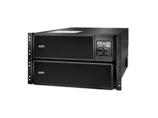 [89774] UPS APC SMART-UPS SRT 10KVA (10000VA), RM WITH 208/240V 10KVA (SRT10KRMXLT), 6U RACK MOUNT, 4X NEMA L6-20R, 2X NEMA L6-30R.